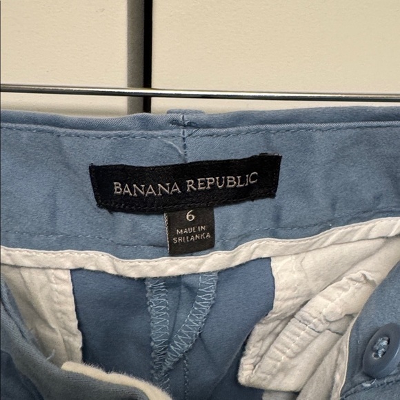 Banana Republic Slim Ankle Pants – Blue, Size 6 - Picture 2 of 5